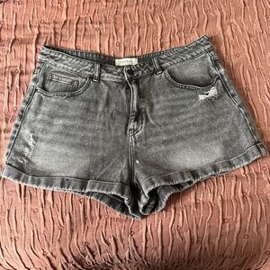 PacSun Charcoal Jean Shorts